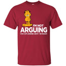 Cat T Shirt Kitten I'm Not Arguing I'm Explaining Why I'm Right For Cat Lovers Shirts CustomCat