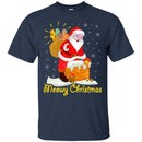 Cat T Shirt Meowy Christmas Santa Claus With Cats Ugly Sweater - Cute Xmas Party Shirts CustomCat