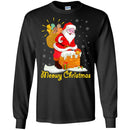 Cat T Shirt Meowy Christmas Santa Claus With Cats Ugly Sweater - Cute Xmas Party Shirts CustomCat
