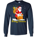 Cat T Shirt Meowy Christmas Santa Claus With Cats Ugly Sweater - Cute Xmas Party Shirts CustomCat