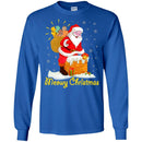 Cat T Shirt Meowy Christmas Santa Claus With Cats Ugly Sweater - Cute Xmas Party Shirts CustomCat