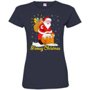Cat T Shirt Meowy Christmas Santa Claus With Cats Ugly Sweater - Cute Xmas Party Shirts CustomCat