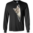 Cat T Shirt Sneaky Cat Cute Animal Kitty For Kitty Lovers Shirts CustomCat