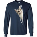 Cat T Shirt Sneaky Cat Cute Animal Kitty For Kitty Lovers Shirts CustomCat