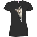 Cat T Shirt Sneaky Cat Cute Animal Kitty For Kitty Lovers Shirts CustomCat