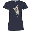Cat T Shirt Sneaky Cat Cute Animal Kitty For Kitty Lovers Shirts CustomCat