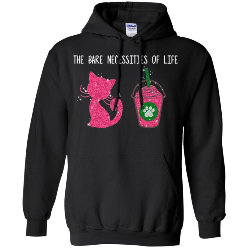 Cat T Shirt The Bare Necessities Of Life Bright Kitten Drink For Cat Lovers Shirts CustomCat