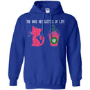 Cat T Shirt The Bare Necessities Of Life Bright Kitten Drink For Cat Lovers Shirts CustomCat