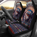 Charming Native American Girl Printed On Car Seat Covers (Set Of 2)