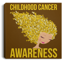 Childhood Cancer Awareness Canvas Wall Art Decor
