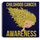 Childhood Cancer Awareness Canvas Wall Art Decor
