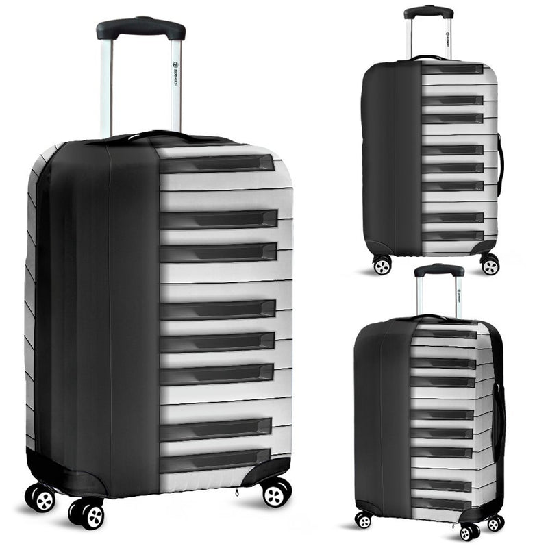 Classic Piano Keyboard Luggage Cover interestprint