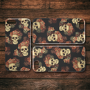 Classic Style Of Flower Skull iPhone Case