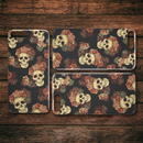 Classic Style Of Flower Skull iPhone Case