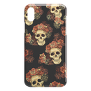 Classic Style Of Flower Skull iPhone Case