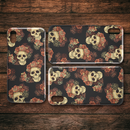 Classic Style Of Flower Skull iPhone Case