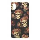 Classic Style Of Flower Skull iPhone Case