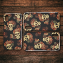 Classic Style Of Flower Skull iPhone Case
