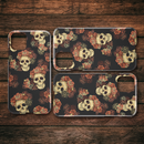 Classic Style Of Flower Skull iPhone Case