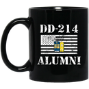 Coast Guard Coffee Mug DD 214 Alumni - Coast Guard Admiral 11oz - 15oz Black Mug CustomCat