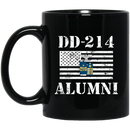 Coast Guard Coffee Mug DD 214 Alumni - Coast Guard Captain 11oz - 15oz Black Mug CustomCat