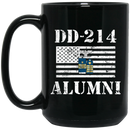 Coast Guard Coffee Mug DD 214 Alumni - Coast Guard Captain 11oz - 15oz Black Mug CustomCat
