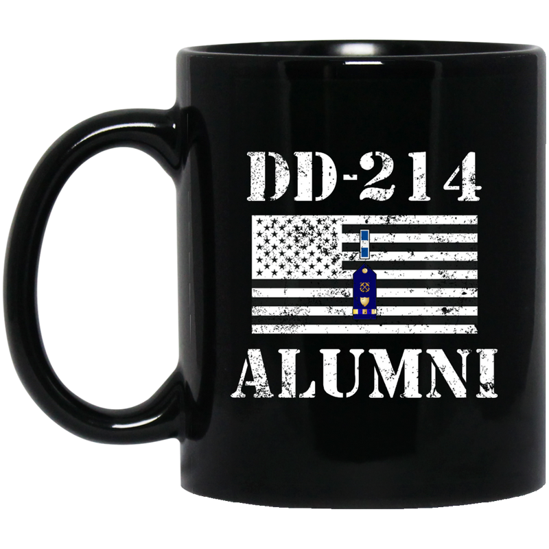 Coast Guard Coffee Mug DD 214 Alumni - Coast Guard Chief Warrant Officer 3 11oz - 15oz Black Mug CustomCat