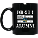 Coast Guard Coffee Mug DD 214 Alumni - Coast Guard Commander 11oz - 15oz Black Mug CustomCat