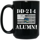 Coast Guard Coffee Mug DD 214 Alumni - Coast Guard Commander 11oz - 15oz Black Mug CustomCat