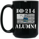 Coast Guard Coffee Mug DD 214 Alumni - Coast Guard Lieutenant 11oz - 15oz Black Mug CustomCat