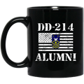 Coast Guard Coffee Mug DD 214 Alumni - Coast Guard Master Chief Petty Officer of the Coast Guard Reserve Force 11oz - 15oz Black Mug CustomCat