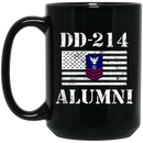 Coast Guard Coffee Mug DD 214 Alumni - Coast Guard Petty Officer First Class 11oz - 15oz Black Mug CustomCat