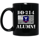 Coast Guard Coffee Mug DD 214 Alumni - Coast Guard Petty Officer Third Class 11oz - 15oz Black Mug CustomCat