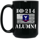 Coast Guard Coffee Mug DD 214 Alumni - Coast Guard Petty Officer Third Class 11oz - 15oz Black Mug CustomCat