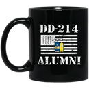 Coast Guard Coffee Mug DD 214 Alumni - Coast Guard Rear Admiral 11oz - 15oz Black Mug CustomCat