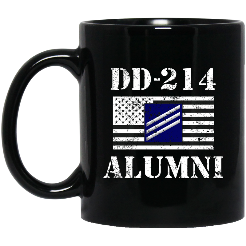 Coast Guard Coffee Mug DD 214 Alumni - Coast Guard Seaman 11oz - 15oz Black Mug CustomCat