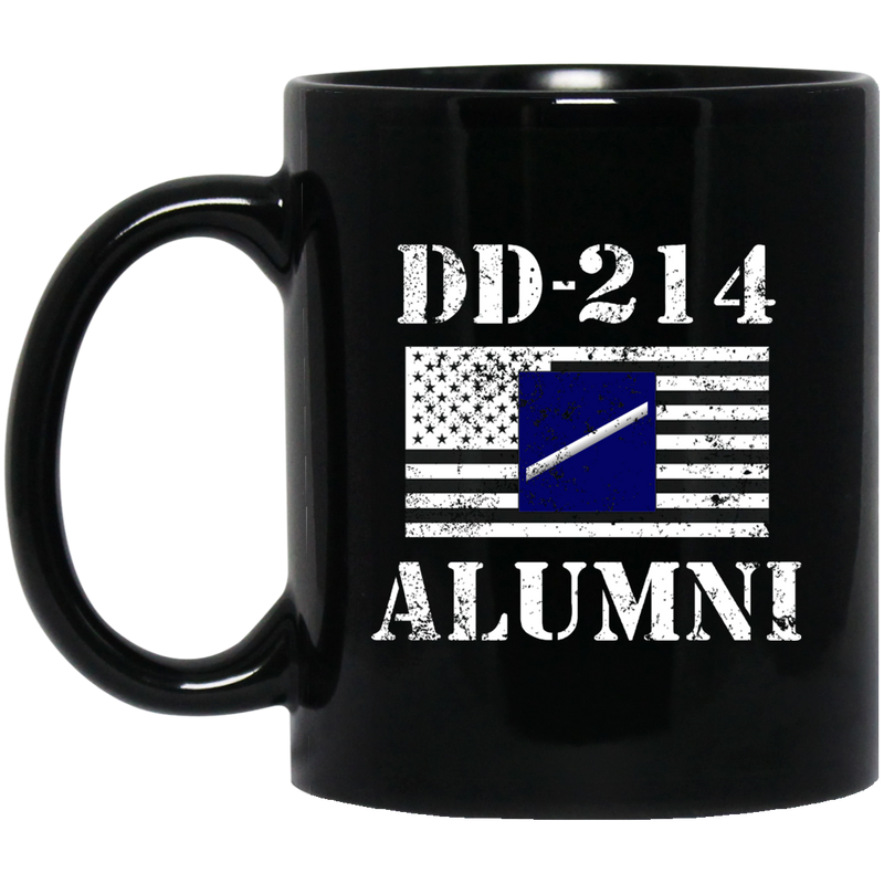 Coast Guard Coffee Mug DD 214 Alumni - Coast Guard Seaman Recruit 11oz - 15oz Black Mug CustomCat