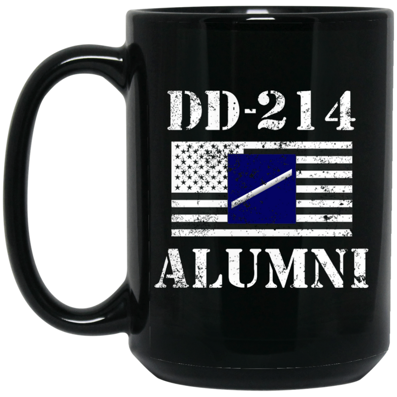 Coast Guard Coffee Mug DD 214 Alumni - Coast Guard Seaman Recruit 11oz - 15oz Black Mug CustomCat