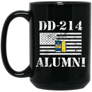 Coast Guard Coffee Mug DD 214 Alumni - Coast Guard Vice Admiral 11oz - 15oz Black Mug CustomCat