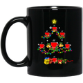 Coffee Lovers Mug Coffee Merry Christmas Tree 11oz - 15oz Black Mug CustomCat