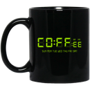 Coffee Lovers Mug Coffee O'Clock All Day A Week Funny 11oz - 15oz Black Mug CustomCat
