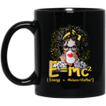Coffee Lovers Mug E=MC2 Energy = Melanin x Coffee2 Funny Coffee 11oz - 15oz Black Mug CustomCat
