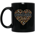 Coffee Lovers Mug I Am A Coffeeaholic Lover Beautiful 11oz - 15oz Black Mug CustomCat