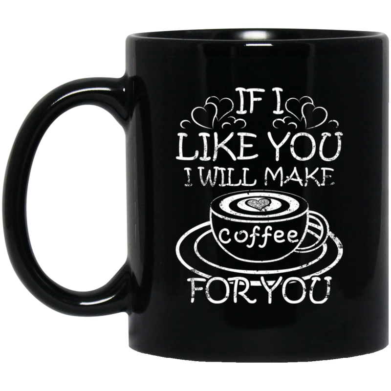 Coffee Lovers Mug I Drink Coffee So I Don't Punch People In The Throat Funny Coffee Lover 11oz - 15oz Black Mug CustomCat