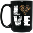 Coffee Lovers Mug Love Coffee 11oz - 15oz Black Mug CustomCat