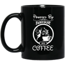 Coffee Lovers Mug Powered By Fairydust And Coffee Lover Beautiful 11oz - 15oz Black Mug CustomCat