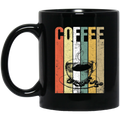 Coffee Lovers Mug Yoga Coffee 11oz - 15oz Black Mug CustomCat