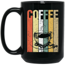 Coffee Lovers Mug Yoga Coffee 11oz - 15oz Black Mug CustomCat