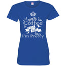 Coffee T-Shirt Bring Me Coffee Tell Me I'm Pretty Funny Coffee Lover Beautiful Coffee Shirts CustomCat