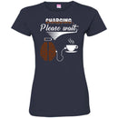 Coffee T-Shirt Charging Please Wait Brain Connect With A Cup Of Coffee Shirts CustomCat